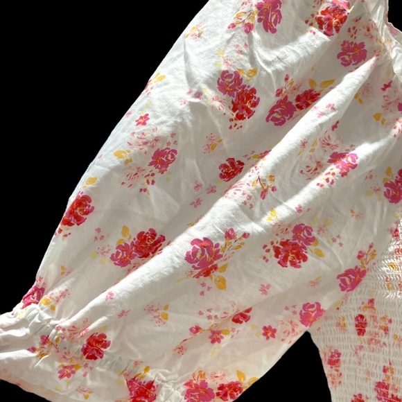 Love Shack Fancy x Target Cosette puff sleeve floral dress Size Small - Picture 3 of 14